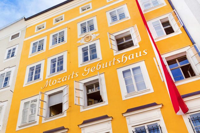 Mozart Geburtshaus - Ausflugsziele in der Stadt Salzburg